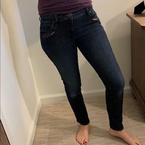 LOFT Modern Skinny Jean with Zipper detail